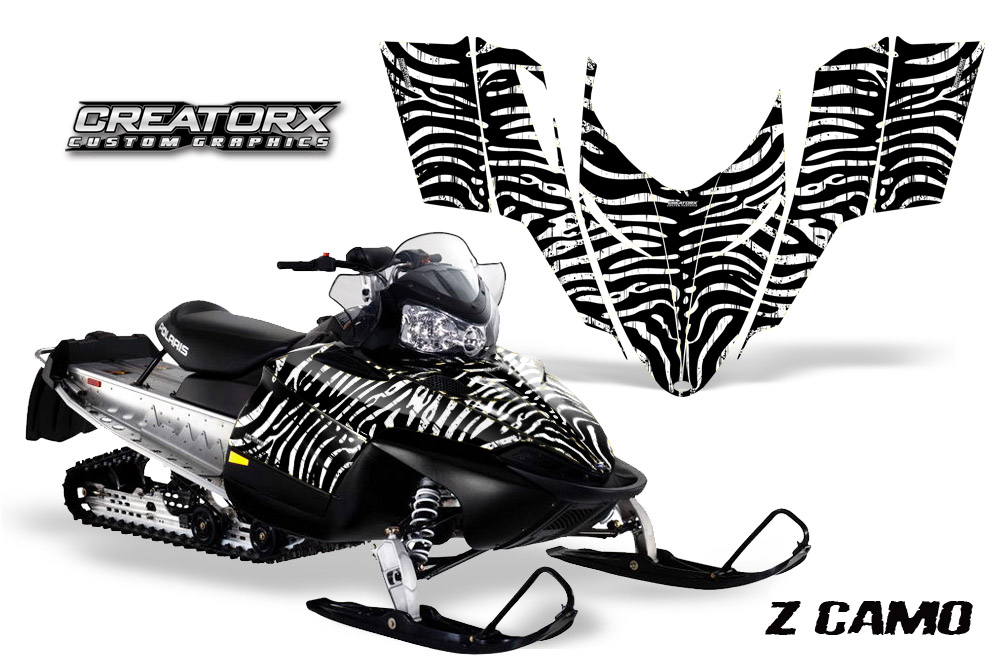 Polaris RMK Shift Chassis Graphics Kit ZCamo White